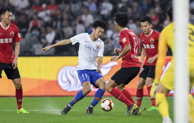 山东2-1津门虎，卡扎伊什维利破门+失点，谢文能助攻+造点